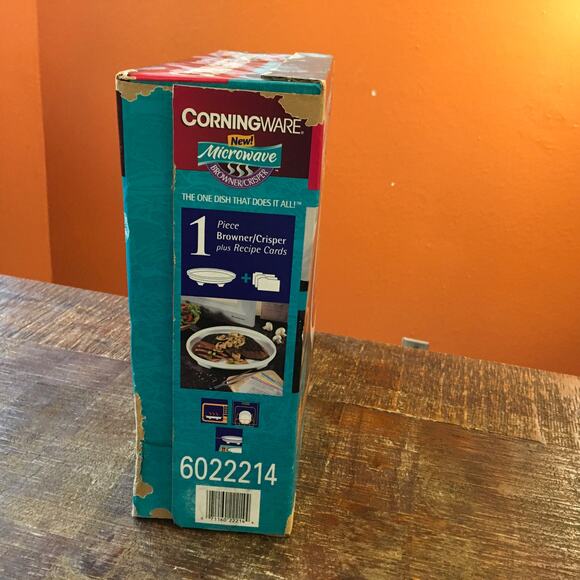 Corningware Microwave Oven Browner Crisper Dish Tray Plate Platter NEW IN BOX - Picture 7 of 9